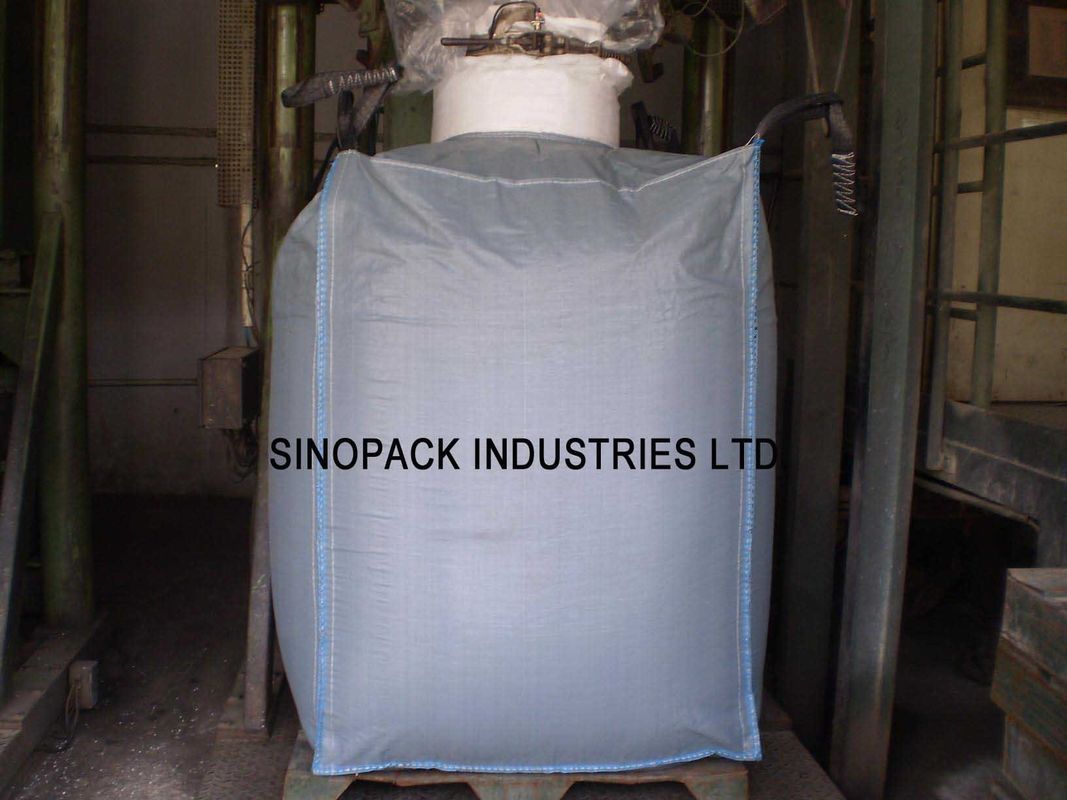 Grey Upanel Big FIBC UV treated Polypropylene Bulk Bags with PE liner