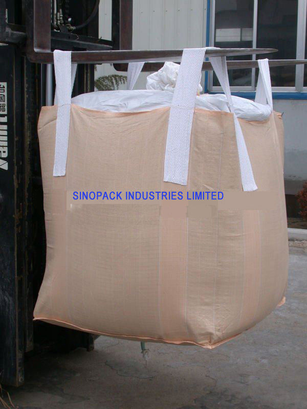 Skirt Top Circular Polypropylene 1 Tonne Bags For Soil Cement China Skirt Top Circular Polypropylene 1 Tonne Bags For Soil Cement Minerals Supplier