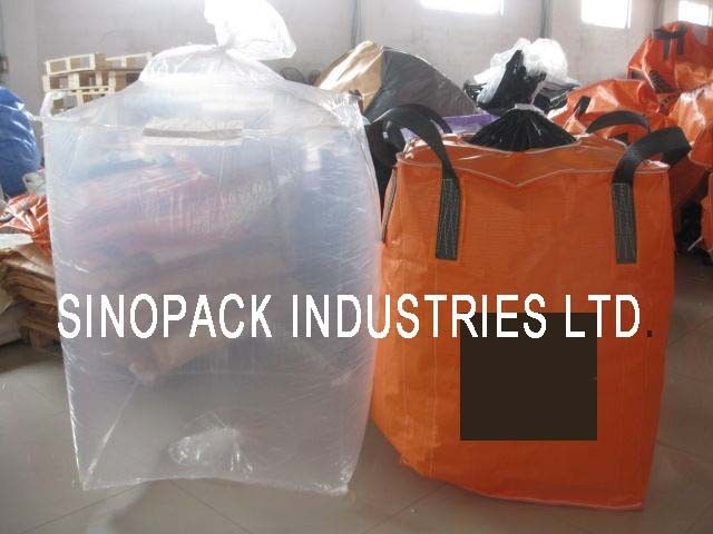 Large Clear Form Fit Pe Bulk Fibc Bag Liner For Carbons Fine Large Clear Form Fit Pe Bulk Fibc Bag Liner For Carbons Fine Powder