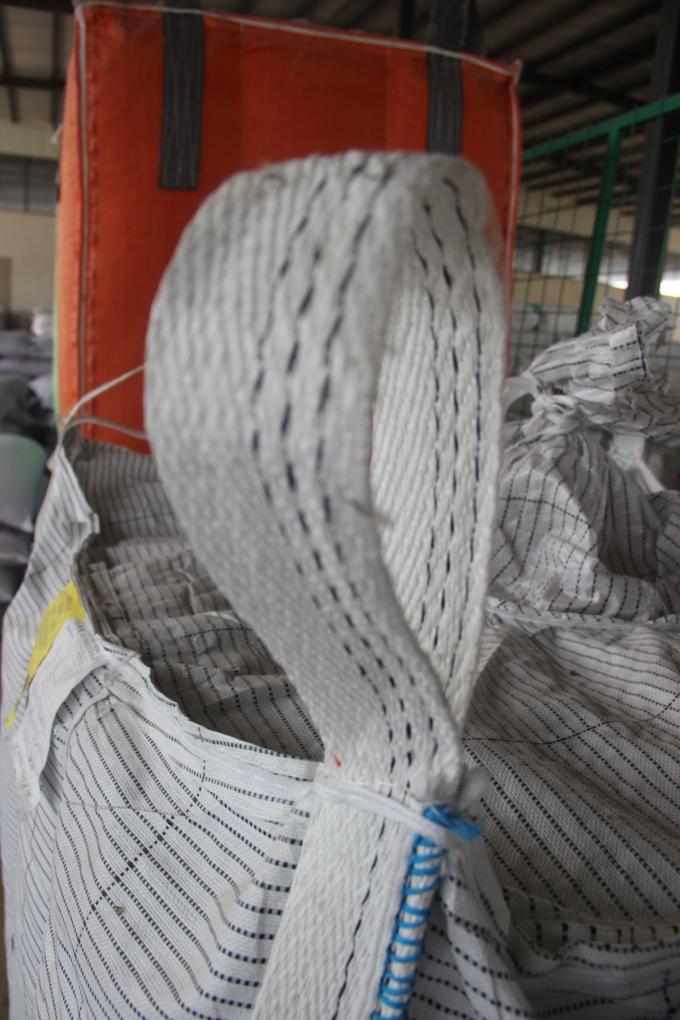 Grounded PP FIBC Conductive Big Bag Bulk Storage Bags White 2205lbs