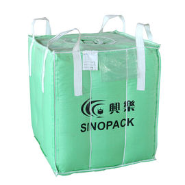 Flexible intermediate bulk container 1.5 ton big baffle bag for soybeans / seeds
