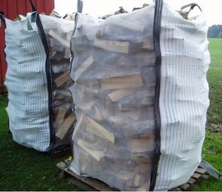 Custom Ventilated Bulk Bags , PP Woven Bag for Packing Firewood