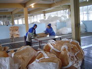 2200 Lbs White Food Grade FIBC , One Ton Bag Uncoated With PE Liner