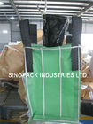 Powder packing 4-Panel baffle bag 1000KGS OF 100% virgin green PP fabric