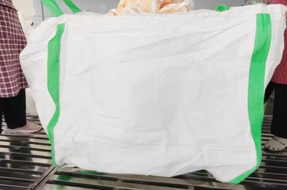 White UN Big Bag with Customized Logo Printing for Secure Transportation and Storage