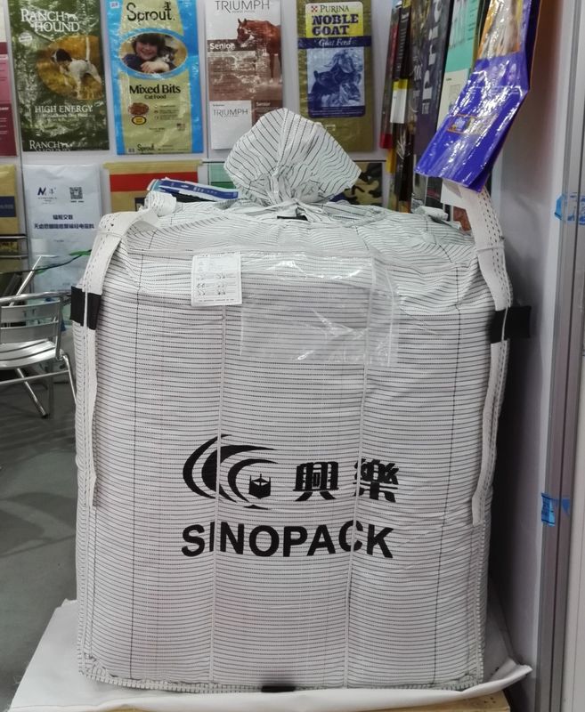 Baffle Conductive Big Bag Industrial Bulk Bags Anti - Sifting Goods FIBC
