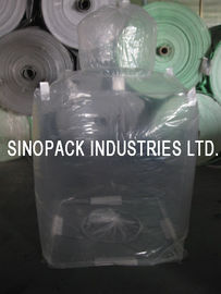 Transparent 3mil 6mil Thickness Form Fit PE Big Bag Liner Of LLDPE/LDPE