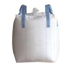 White FIBC Bulk Bag With 4/2/1 Lifting Loops